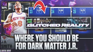 WHERE YOU SHOULD BE IF YOU ARE GRINDING FOR *DARK MATTER* JR SMITH! NBA 2K21 MYTEAM