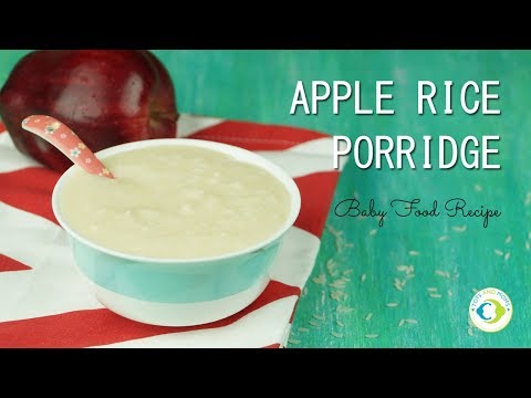 Apple Rice Porridge | 6 Months Baby Food Recipe