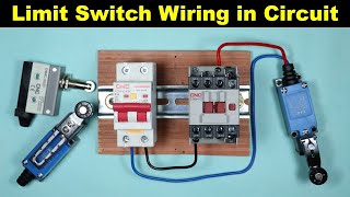 100% Practically Explained the Limit switch Connection @the electrical guy