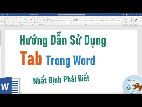 Hướng dẫn sử dụng TAB trong Word