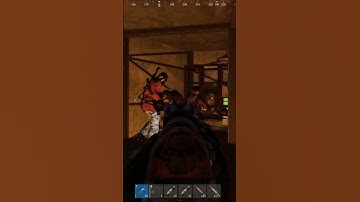 What insane trigger discipline looks like #rust #shorts #raiddefense