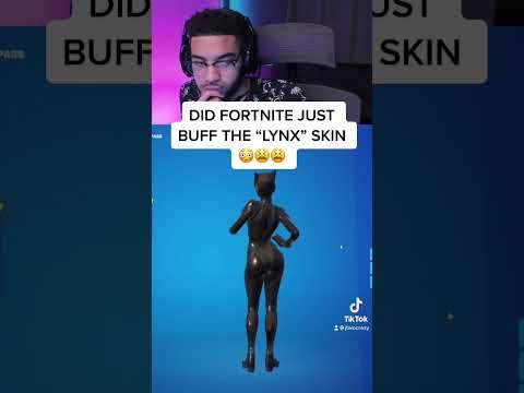 Did Fortnite Just BUFF The LYNX SKIN in Chapter 3 Season 4?! 🥵 #shorts