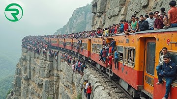 Most Dangerous Roads And Railway Tracks In The World - Part 1