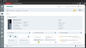 SINAMICS G220 | Startdrive & DCC | TIA Portal V20