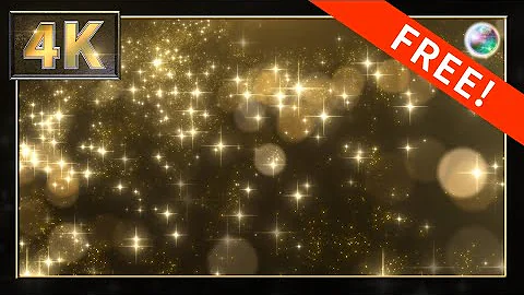 光 ゴールド背景素材ループ Mp3