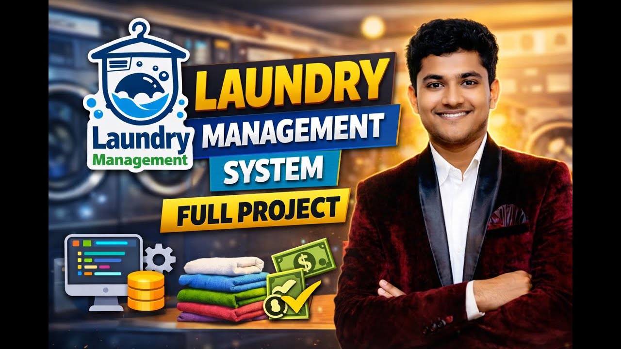 Laundry Management System Project | FullStack | Complete Project Demo