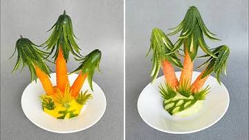 MY TRAN 77 | Tỉa Cây Từ Dưa Leo,, với cà rốt - MY TRAN 77 | Pruning Flowers From Cucumbers