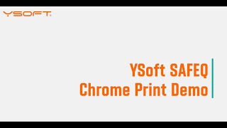 YSoft SAFEQ Chrome Print Extension Demo screenshot 2