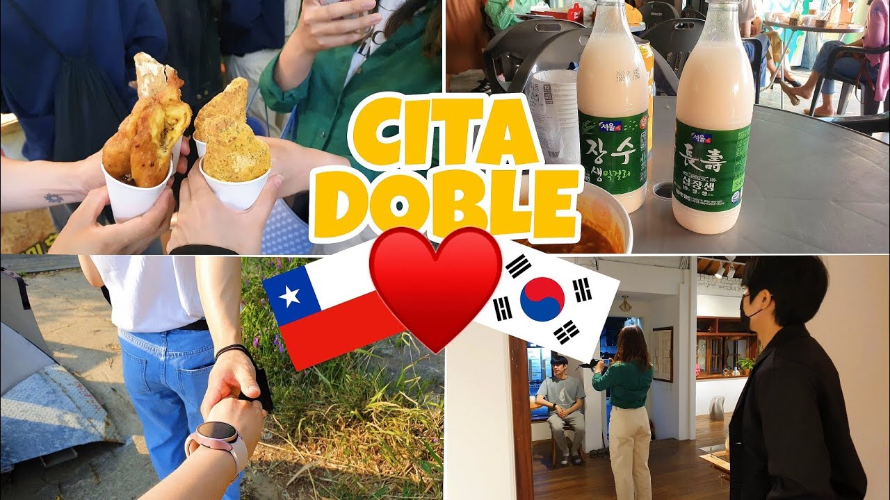 CITA DOBLE! Parejas Chile-Coreanas 🇨🇱❤️🇰🇷 | Río Han + Ramen | Nicolisa Vlog