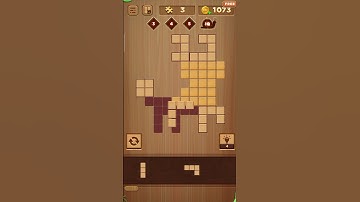 20 second go to wood block puzzle new 3 #gamepuzzle #mobilegame #puzzle #game #gameplay #puzzletime