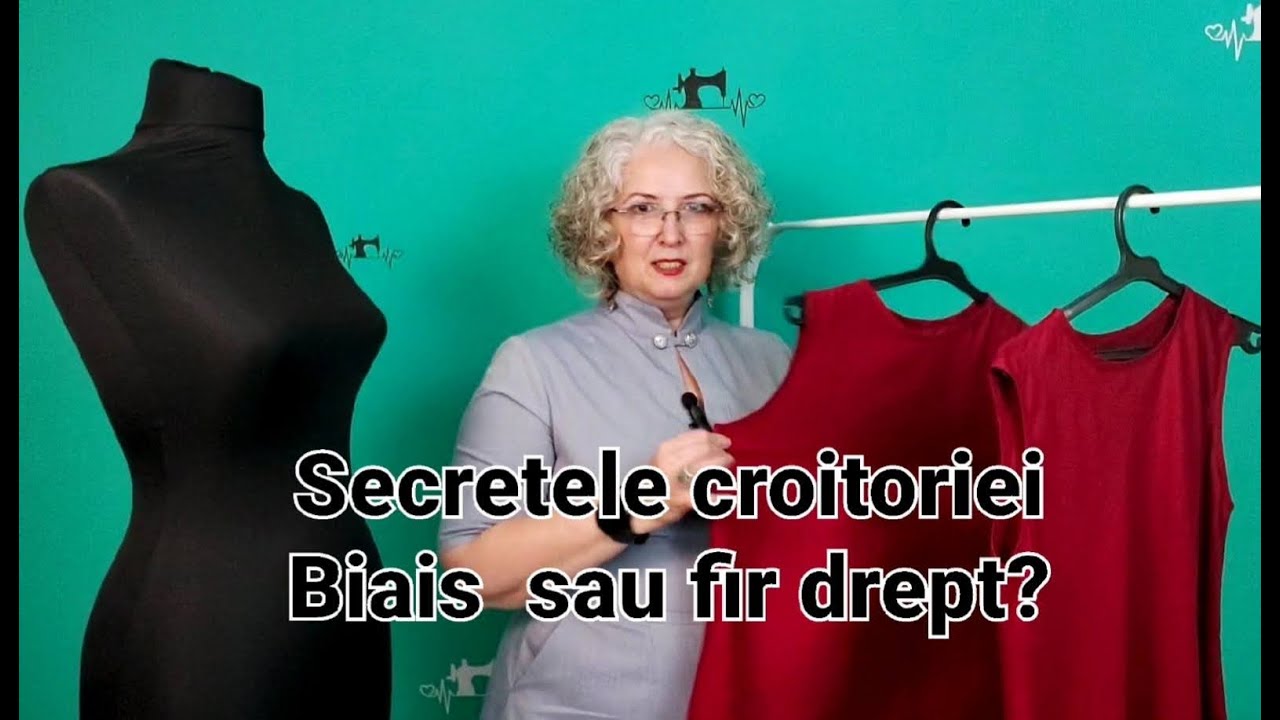Secretele croitoriei:  Biais sau fir drept?
