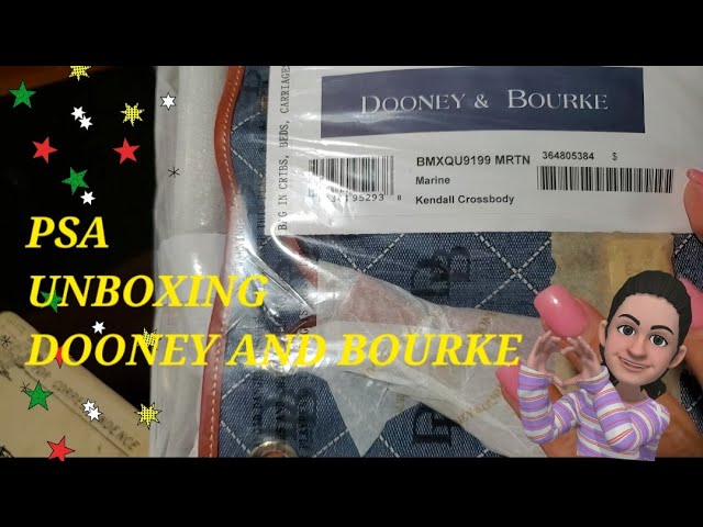 Dooney and Bourke unboxing Lexi crossbody 