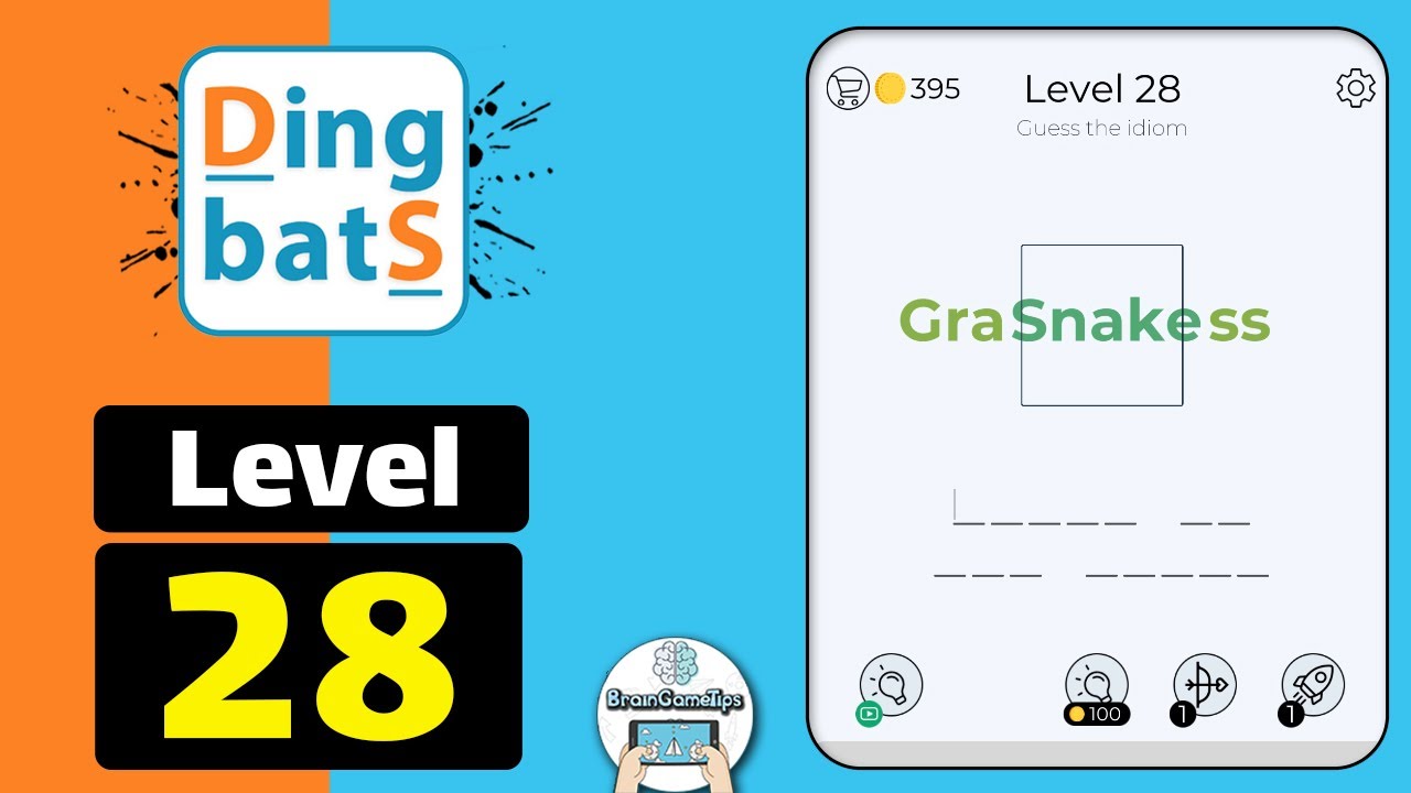 Dingbats Level 28 Gra Snake ss Walkthrough