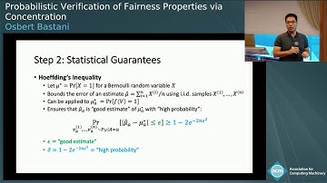 Probabilistic Verification of Fairness Properties via Concentration