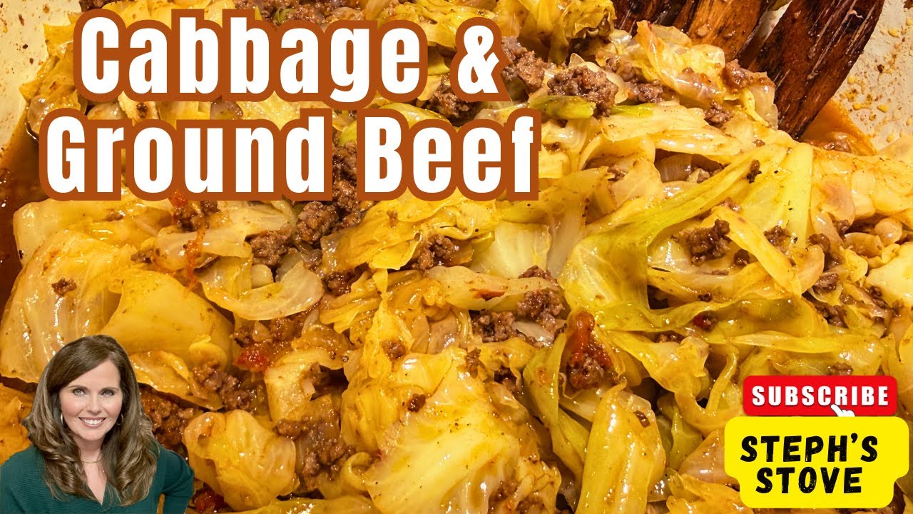 Капуста и говяжий фарш | Простой и недорогой ужин в одной сковороде - от Steph’s Stove