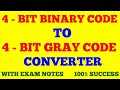 BINARY CODE TO GRAY CODE CONVERTER || DIGITAL ELECTRONICS || WITH EXAM NOTES ||