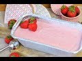 HELADO DE FRESA CON LECHE CONDENSADA (2 INGREDIENTES)