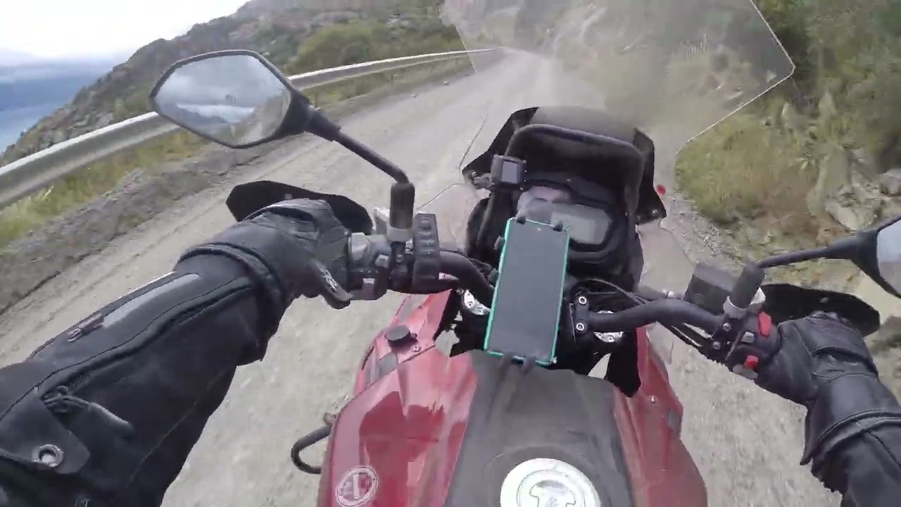 Puerto Guadal camino a Chile Chico Moto Trail y lago General Carrera