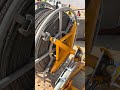 Conductor Pulling with Puller machine #transmissionline #foryou