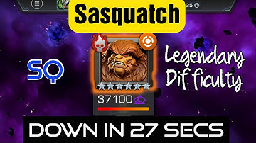 Sasquatch Down in 27 Secs | Easy Solo | Temporal Heist Rifts - Stone Age | SQ | Week 4