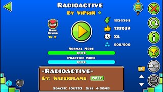 Radioactive by ViPriN (270th Demon) | Geometry Dash