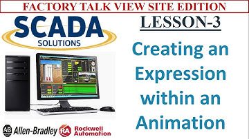 3. Creating an Expression within an Animation || SCADA TRAINING || ROCKWELL AUTOMATION