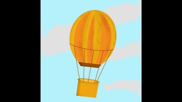 Hot Air Balloon Animation // Procreate 😮‍💨