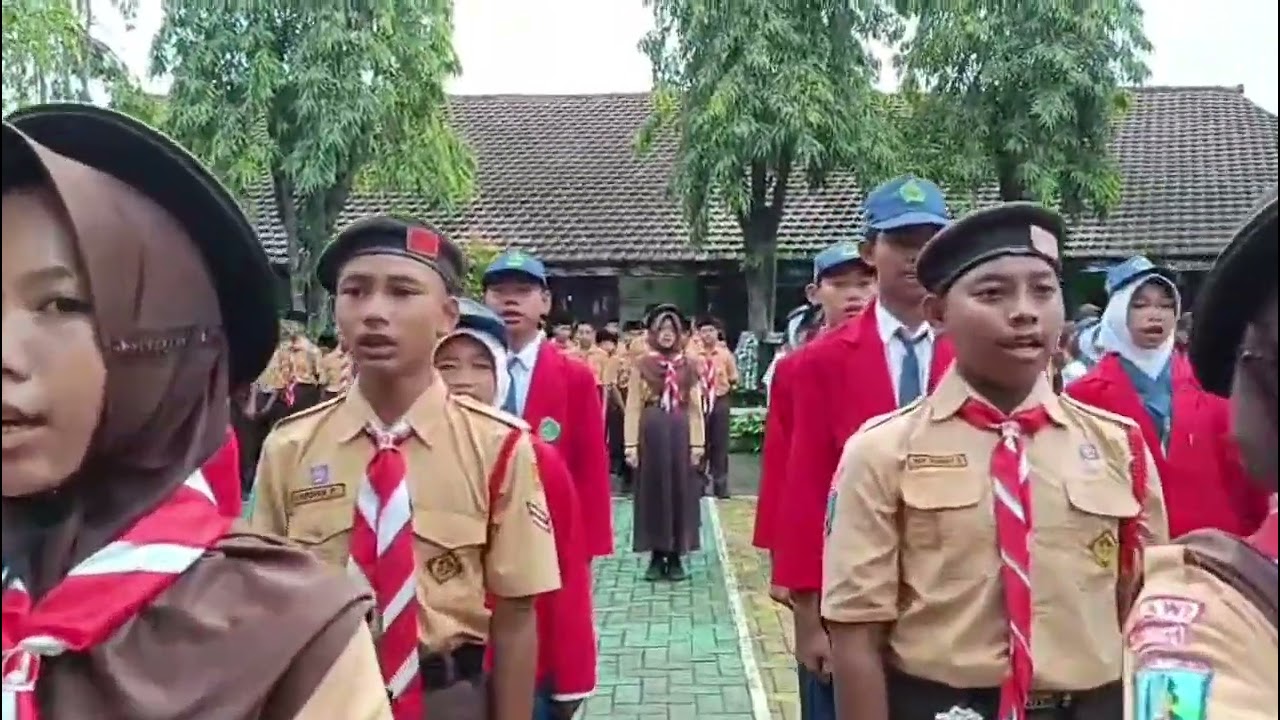 Pelantikan OSIS & Dewan penggalang MTsN 1 Ngawi periode 2026-2027