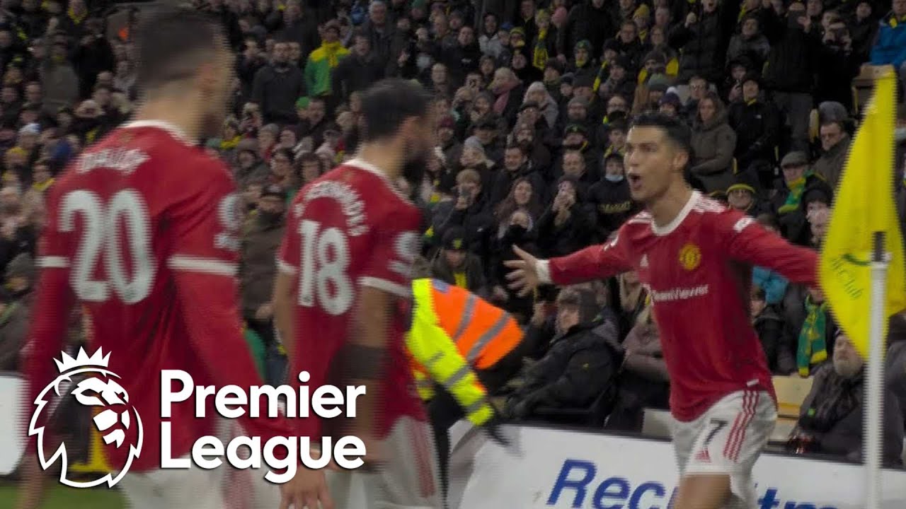 Cristiano Ronaldo fires Manchester United in front of Norwich City | Premier League | NBC Sports