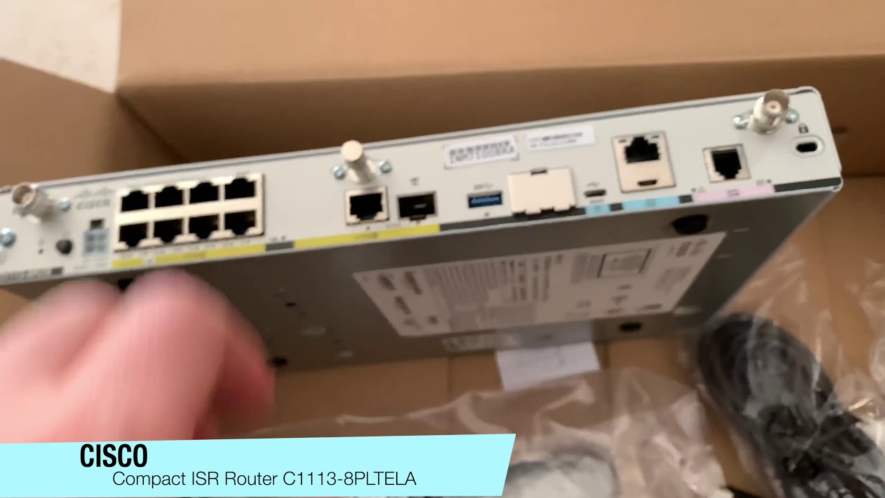Opening Cisco ISR Router C1113-8PLTELA