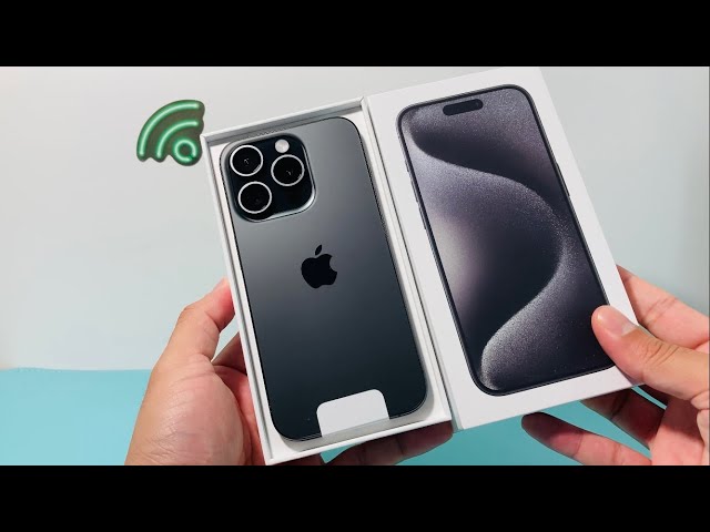 iPhone 15 Pro Black Titanium Unboxing! - YouTube