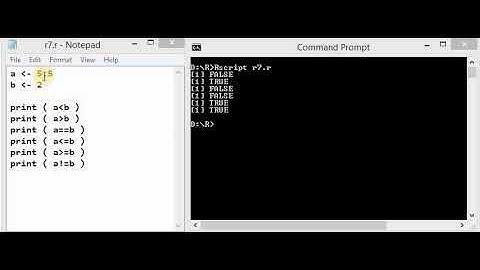 R7.r Relational  operator   in R language by bijan krishna paul