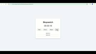 My StopWatch Website