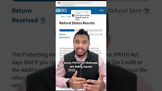 Sara 💋 #greenscreen Some PATH Act Refunds are Being Issued #pathact #path #act #refund #irs