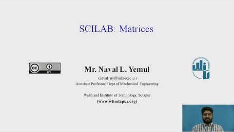 Scilab: Matrix