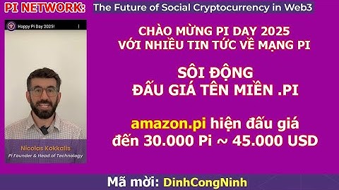 Pi Network: Sôi động đấu giá tên miền .pi. Amazon.pi hiện đang được đầu giá 30K Pi ~ 45K USD