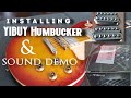 YiBuy Humbucker Pickup Installation and Sound Demo on LP