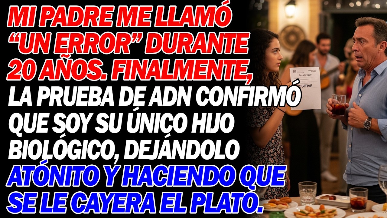 🧬 Mi padre me dio un test de ADN… El resultado lo dejó sin palabras 😱🧬