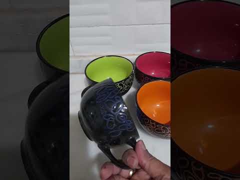 بولات فخار ملون للشوربه والاندومي بالذات