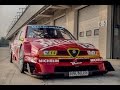 Essai en piste de lalfa romeo 155 dtm itc 1996  davide cironi vost