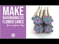 Make a Backgroundless Flower Cane from Polymer Clay