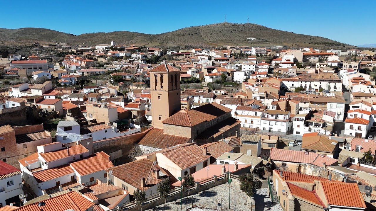 HUÉNEJA Y LA HUERTEZUELA DESDE EL AIRE