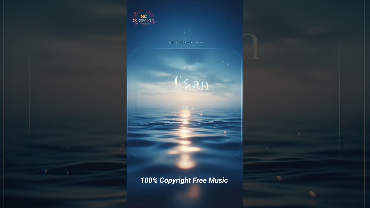 Ocean Calm Ambient Music | Peaceful Water Background (60 Seconds) | No Copyright