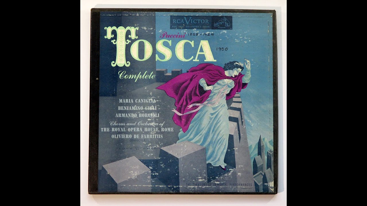 TOSCA BY PUCCINI Historic Recording - YouTube