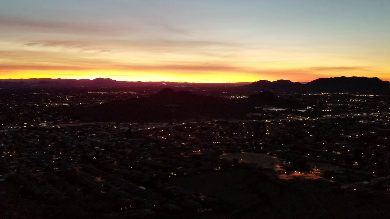 The Phoenix sky is on fire! Morning intense red sunrise! - YouTube
