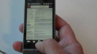 HTC Touch Diamond2 Browser and Google Maps