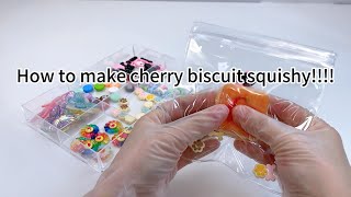 #8 MAKING CHERRY BISCUIT SQUISHY!!!!!! #fufusquishy #squishy