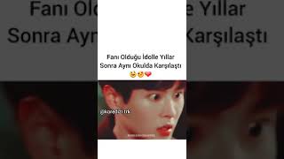 Kore Klip Fanı Olduğu İdolüyle Aynı Okulda Karşılaştı Sazmı Cazmı