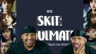 Bts   Skit Soulmate  Twins Reaction  Jins Laugh Lol