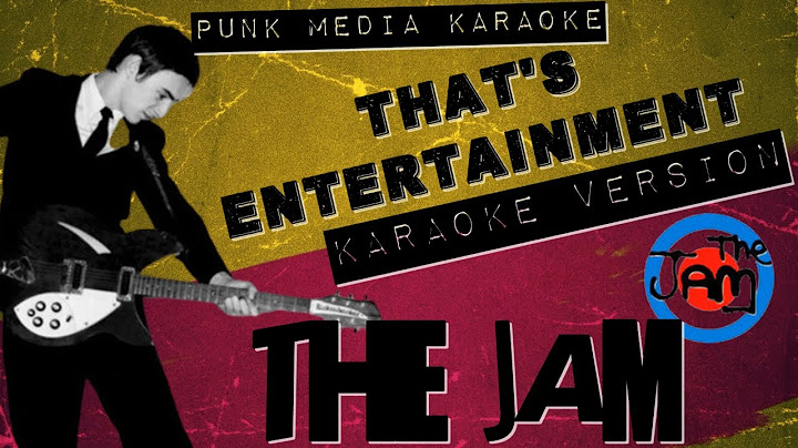 That’s Entertainment Instrumental version - Instrumental performance video thumbnail